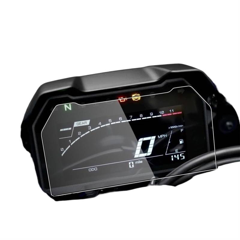 MEXWLOP for Yamaha YZF R7 R 7 2021 2022 Motorrad Zubehör TFT LCD Scratch Cluster Screen-Dashboard Schutz Instrument Film Armaturenbrett-Displayschutz(2 Set) von MEXWLOP