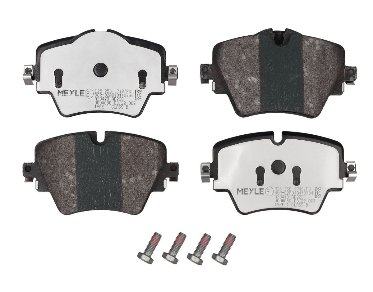 MEYLE Bremsbelagsatz BMW,MINI 025 256 1718/PD 6860019,6884492,6888777 6890553,34106860019,34106884492,34106888777,34116890553 von MEYLE