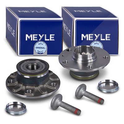 Meyle 2x Radlager mit Radnabe hinten für Audi, Cupra, Seat, Skoda, VW von MEYLE