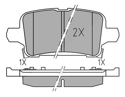 Meyle Bremsbeläge hinten (Satz) [Hersteller-Nr. 0252212917] für Opel von MEYLE