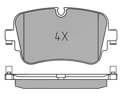 Meyle Bremsbeläge hinten (Satz) [Hersteller-Nr. 0252230717] für Audi von MEYLE