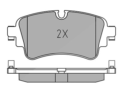 Meyle Bremsbeläge hinten (Satz) [Hersteller-Nr. 0252230817] für Audi, VW von MEYLE