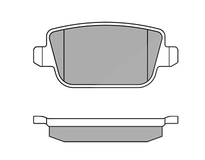 Meyle Bremsbeläge hinten (Satz) [Hersteller-Nr. 0252453715/PD] für Ford, Land Rover, Volvo von MEYLE