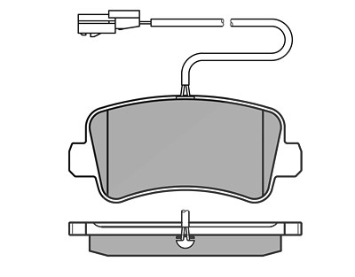 Meyle Bremsbeläge inkl. VWK Hinten (Satz) [Hersteller-Nr. 0252511218/W] für Nissan, Opel, Renault von MEYLE