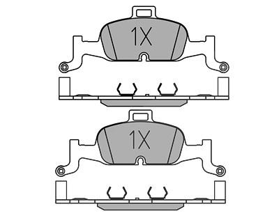 Meyle Bremsbeläge vorne (Satz) [Hersteller-Nr. 0252240216/PD] für Audi von MEYLE