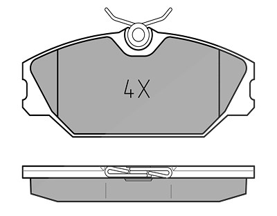 Meyle Bremsbeläge vorne (Satz) [Hersteller-Nr. 0252317218/PD] für Renault von MEYLE