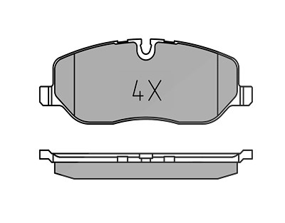 Meyle Bremsbeläge vorne (Satz) [Hersteller-Nr. 0252419118] für Land Rover von MEYLE