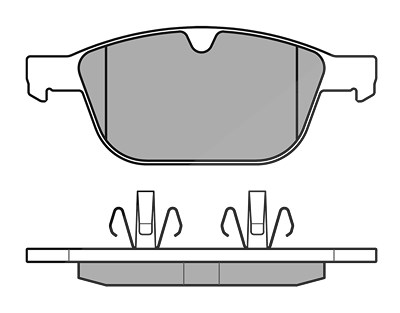Meyle Bremsbeläge vorne (Satz) [Hersteller-Nr. 0252439920/PD] für Volvo von MEYLE