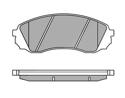 Meyle Bremsbeläge vorne (Satz) [Hersteller-Nr. 0252459717/W] für Kia, Hyundai von MEYLE