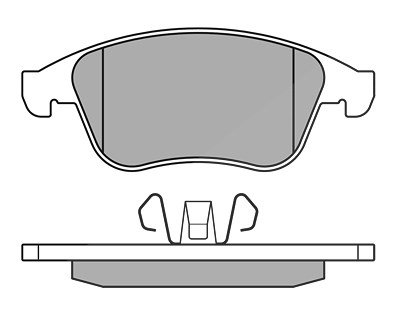 Meyle Bremsbeläge vorne (Satz) [Hersteller-Nr. 0252471018] für Renault von MEYLE