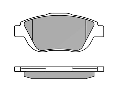 Meyle Bremsbeläge vorne (Satz) [Hersteller-Nr. 0252488318] für Citroën, Ds, Opel, Peugeot, Vauxhall von MEYLE