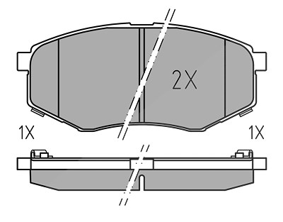 Meyle Bremsbeläge vorne (Satz) [Hersteller-Nr. 0252518718] für Hyundai, Kia von MEYLE