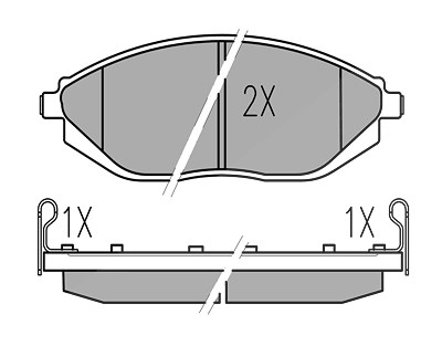 Meyle Bremsbeläge vorne (Satz) [Hersteller-Nr. 0252526817/W] für Chevrolet von MEYLE