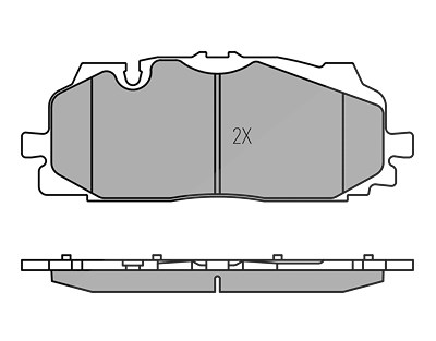 Meyle Bremsbeläge vorne (Satz) [Hersteller-Nr. 0252586117] für Audi, VW von MEYLE