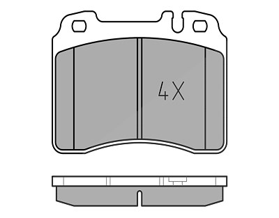 Meyle Bremsbelagsatz, Scheibenbremse [Hersteller-Nr. 0252115316] für Mercedes-Benz von MEYLE