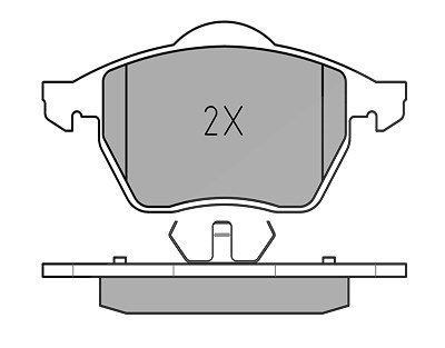 Meyle Bremsbelagsatz, Scheibenbremse [Hersteller-Nr. 0252162419/PD] für Audi, VW von MEYLE