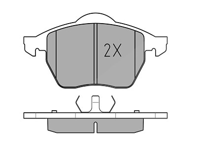 Meyle Bremsbelagsatz, Scheibenbremse [Hersteller-Nr. 0252191119/PD] für Audi, Seat, Skoda, VW von MEYLE