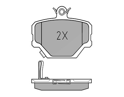 Meyle Bremsbelagsatz, Scheibenbremse [Hersteller-Nr. 0252199915] für Smart von MEYLE