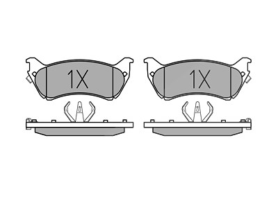 Meyle Bremsbelagsatz, Scheibenbremse [Hersteller-Nr. 0252318917/W] für Mercedes-Benz von MEYLE
