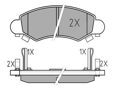 Meyle Bremsbelagsatz, Scheibenbremse [Hersteller-Nr. 0252325316/PD] für Opel, Subaru, Suzuki von MEYLE