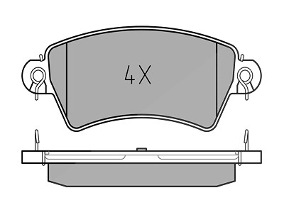 Meyle Bremsbelagsatz, Scheibenbremse [Hersteller-Nr. 0252339617] für Citroën, Peugeot von MEYLE