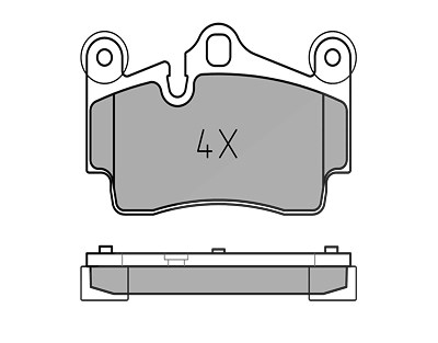 Meyle Bremsbelagsatz, Scheibenbremse [Hersteller-Nr. 0252369417] für Audi, Porsche, VW von MEYLE