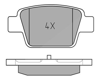 Meyle Bremsbelagsatz, Scheibenbremse [Hersteller-Nr. 0252371415] für Alfa Romeo, Fiat, Lancia von MEYLE