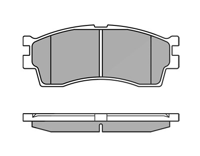 Meyle Bremsbelagsatz, Scheibenbremse [Hersteller-Nr. 0252387316/W] für Kia von MEYLE