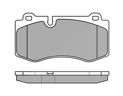 Meyle Bremsbelagsatz, Scheibenbremse [Hersteller-Nr. 0252396018] für Mercedes-Benz von MEYLE