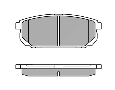 Meyle Bremsbelagsatz, Scheibenbremse [Hersteller-Nr. 0252405815/W] für Kia von MEYLE