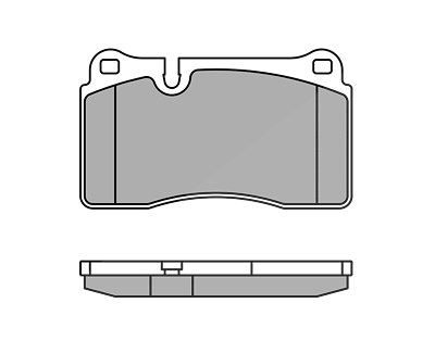 Meyle Bremsbelagsatz, Scheibenbremse [Hersteller-Nr. 0252409817] für VW, Audi, Seat von MEYLE