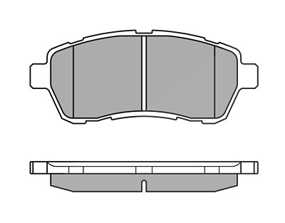 Meyle Bremsbelagsatz, Scheibenbremse [Hersteller-Nr. 0252428316/W] für Daihatsu, Ford, Mazda, Subaru, Suzuki von MEYLE