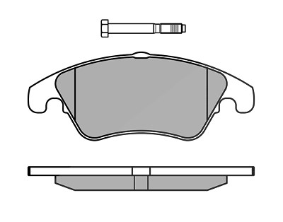 Meyle Bremsbelagsatz, Scheibenbremse [Hersteller-Nr. 0252431019/PD] für Mercedes-Benz von MEYLE