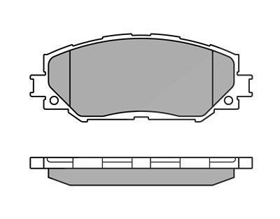 Meyle Bremsbelagsatz, Scheibenbremse [Hersteller-Nr. 0252433617] für Subaru, Toyota von MEYLE