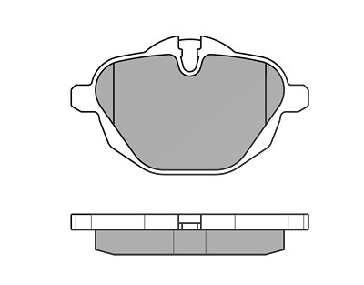 Meyle Bremsbelagsatz, Scheibenbremse [Hersteller-Nr. 0252456118/PD] für BMW von MEYLE