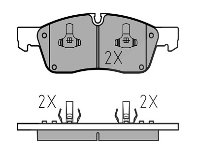 Meyle Bremsbelagsatz, Scheibenbremse [Hersteller-Nr. 0252519021] für Jeep von MEYLE