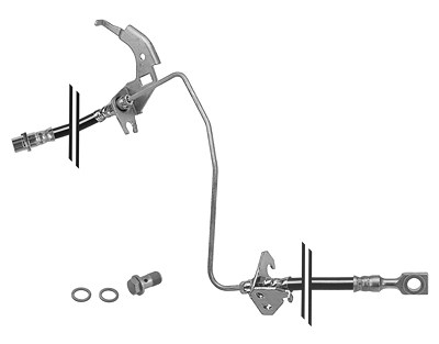 Meyle Bremsschlauch [Hersteller-Nr. 6145250011] für Opel von MEYLE