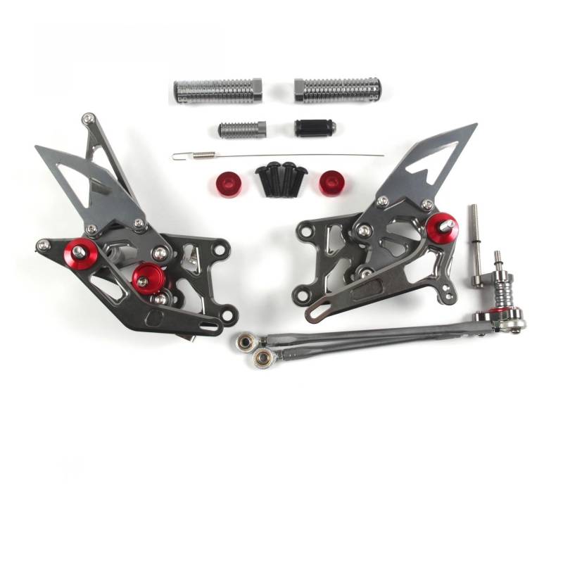 Fußstützenpedal 1 Set Für CBR600RR CBR 600 CBR600 RR 2004 2005 2006 2007 2003-2022 Einstellbare Fußrastenanlage Fußrasten Reiter Fußstütze von MEndip