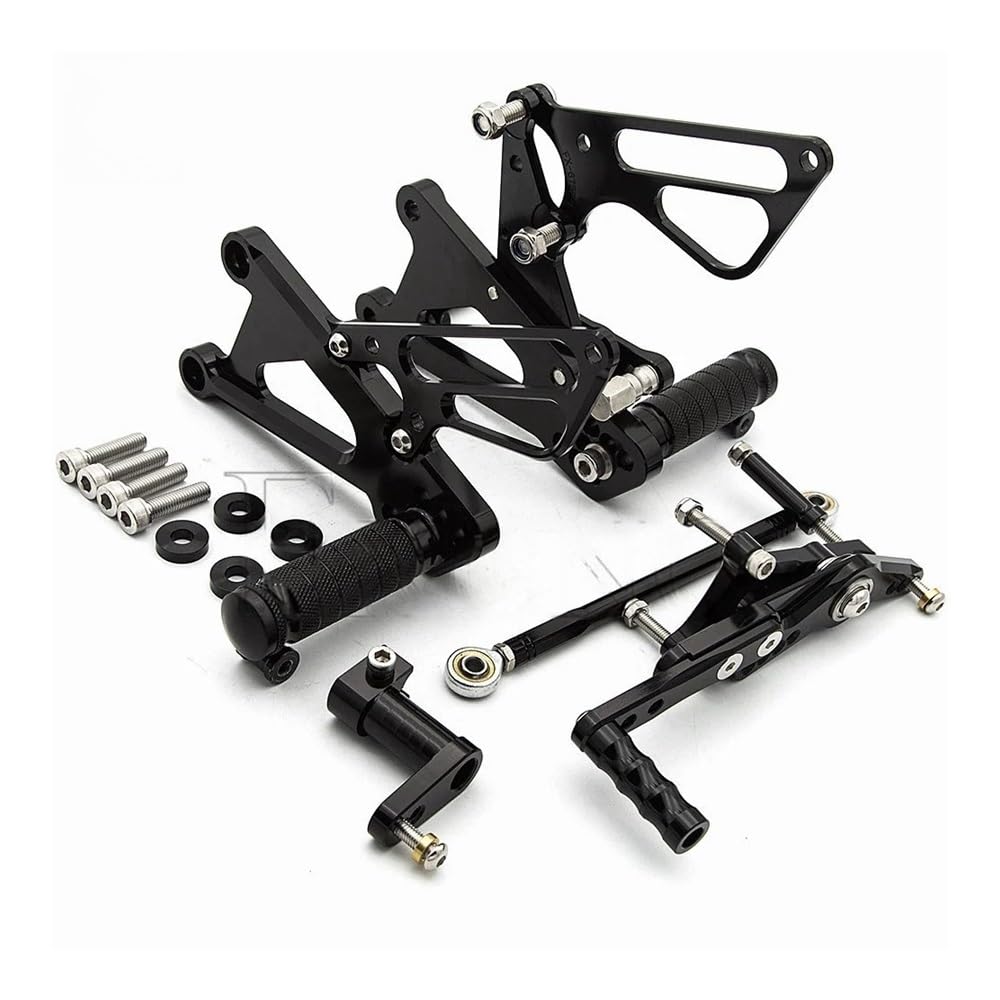 Fußstützenpedal Für Tr&iumph Street Triple 765 R/S/RS 2017-2024 Daytona 765 19-22 Motorrad GP Fußrastenanlage Hinten Set Fußrasten Fußstütze Fuß Pedal von MEndip