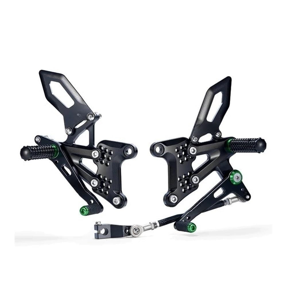 Fußstützenpedal Motorrad Einstellbare Fuß Rset Für Ka&wasaki ZX6R ZX-6R ZX636 2009-2024 Vorderpedal Motorrad Fußstützen Pedal Fußrasten von MEndip