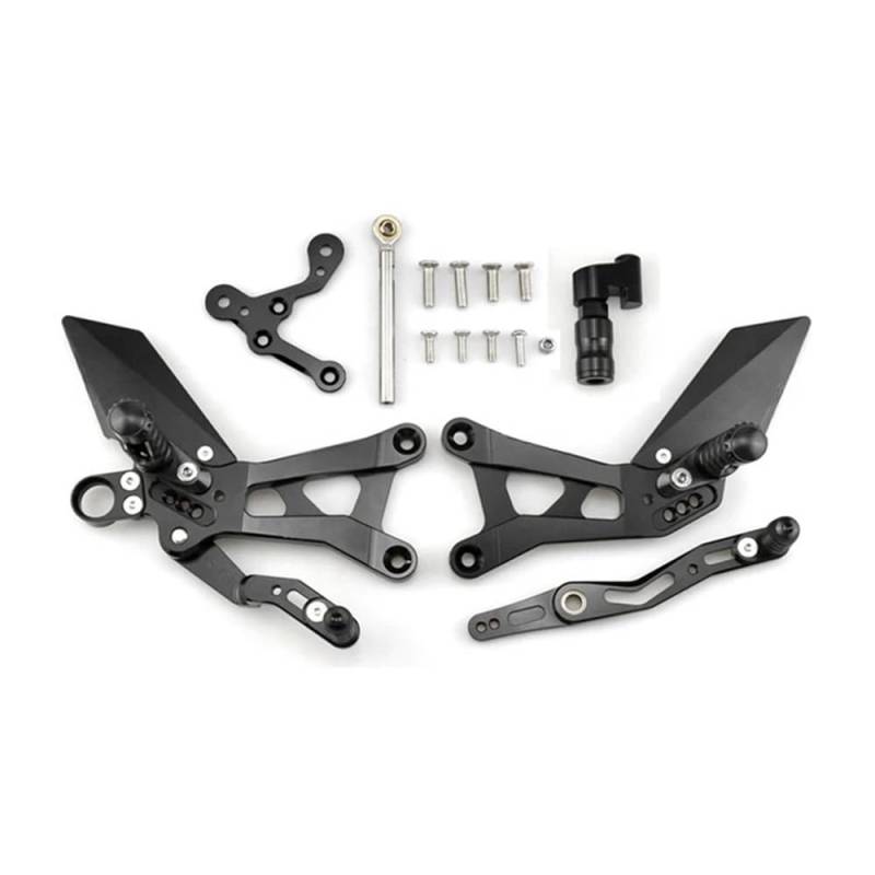 Fußstützenpedal Motorrad Fußstütze Für Yam&aha R6 2015-2024 Hinten Sets Erhöhen Pedal Einstellbare Fußrastenanlage Fußrasten Schalthebel Brems Kit von MEndip