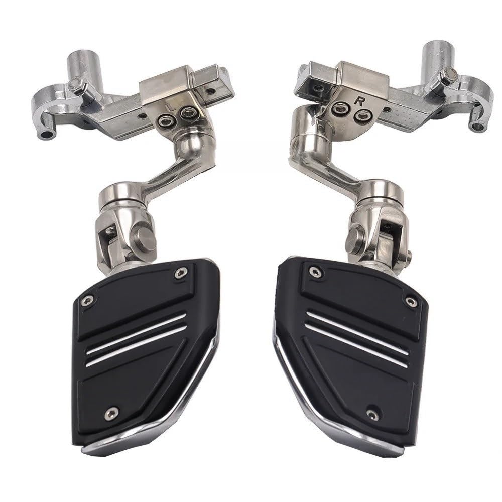 Fußstützenpedal Motorrad Fußstützen 3-Fach Einstellbare Pegs Für Für Goldwing GL1800 Für Goldwing 1800 Tour DCT F6B Teile Fuß Pedal von MEndip