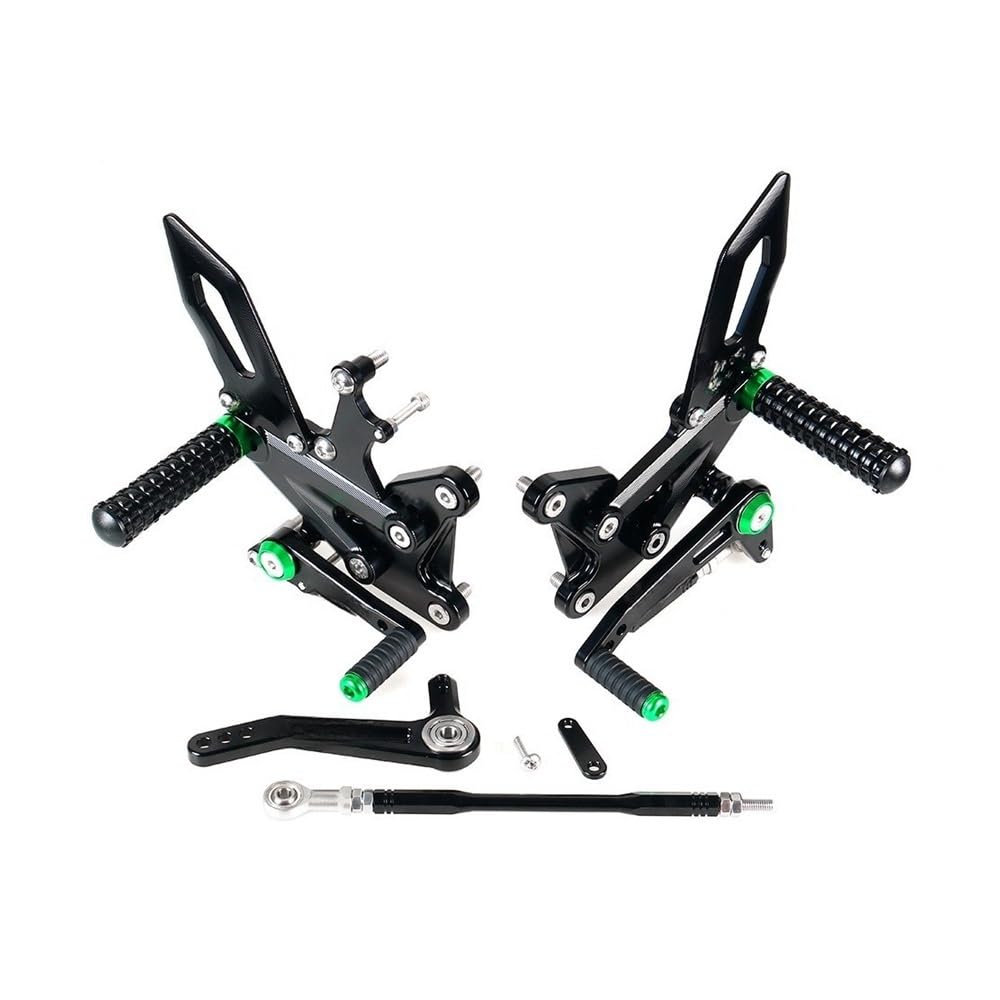 Fußstützenpedal Motorrad Fußstützen Einstellbare Hinten Set Fußstütze Für Ka&wasaki ZX 400 R RR ZX4R ZX4RR 2023 2024 Fuß Rest Zubehör von MEndip