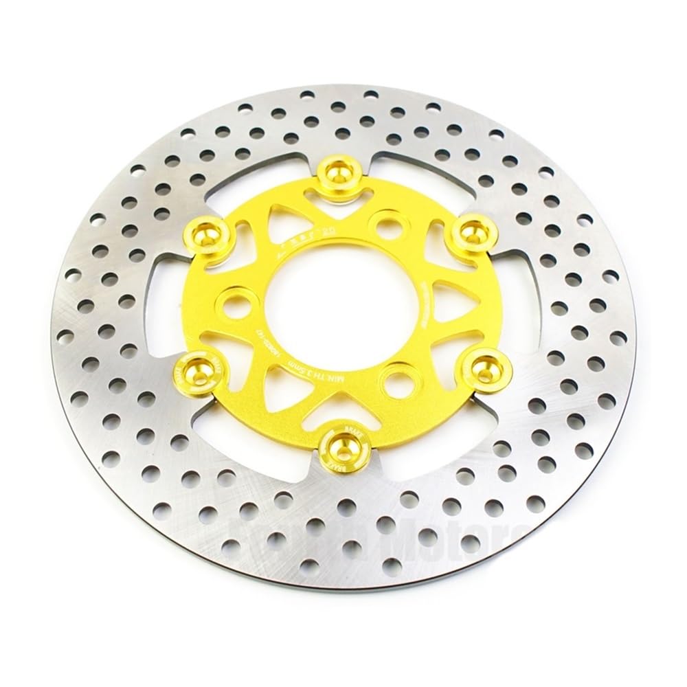 Motorrad Bremsscheibe Für 70MM Pitch 220mm Scheibenbremse Motorrad Vorne Hinten Rad Bremssattel Rotor Disks Streetbike Dirtbike Pitbike ATV Bike von MEndip