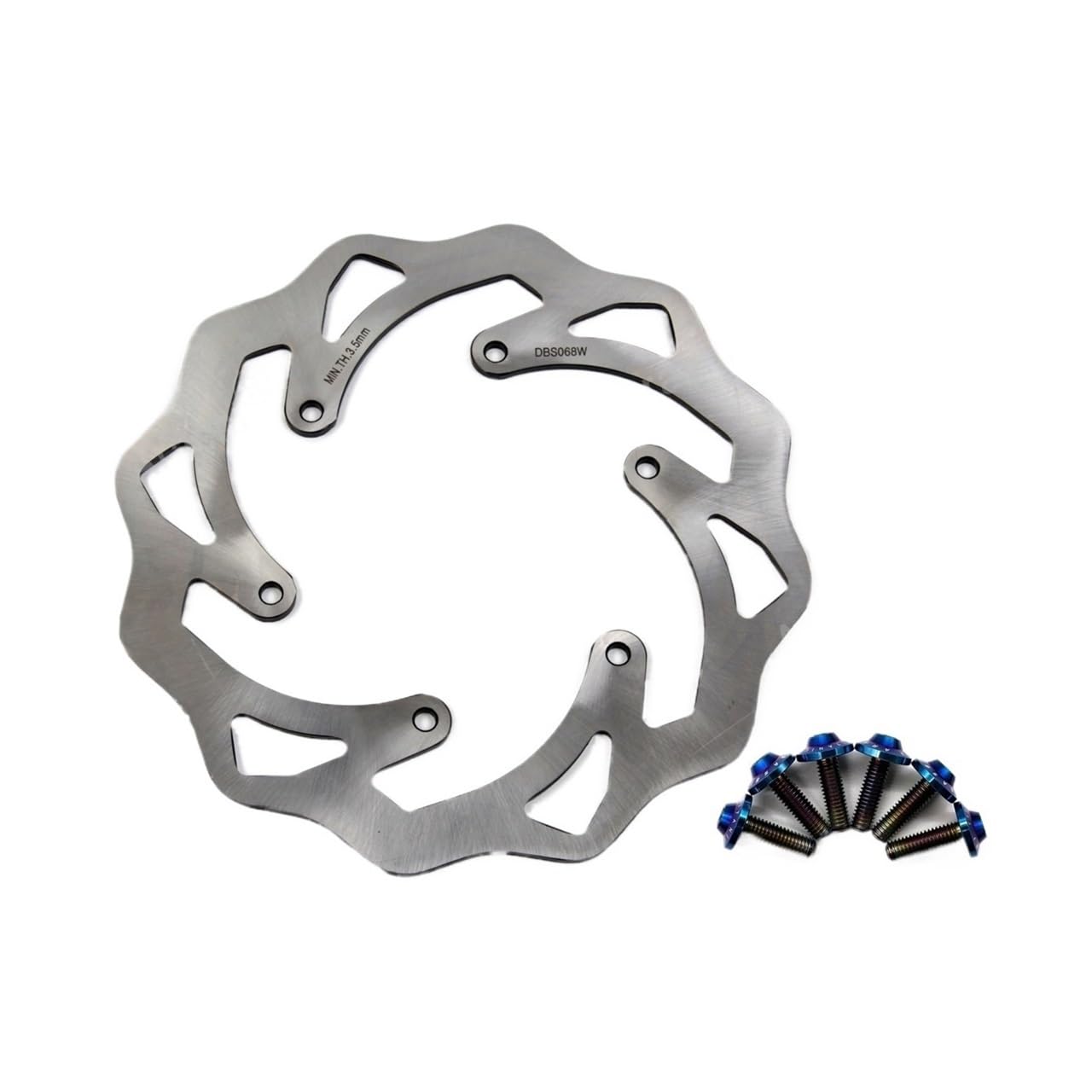 Motorrad Bremsscheibe Für Hinten Bremsscheibe Bremsscheibe 220CM Für CCM DS R30 644 2002 2003 2004 2005 2006 Motorrad Roller Motorrad Bremse Disc Rotor von MEndip