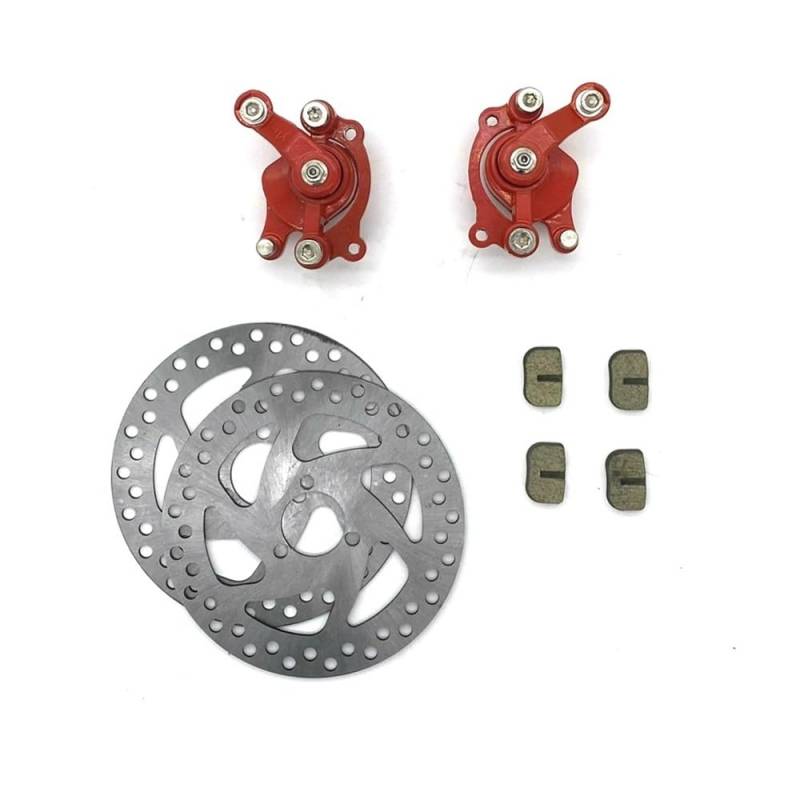 Motorrad Bremsscheibe Für Vorder- Und Hinterradbremse Bremssattel Pads Bremsscheibe Für 140mm Für 47cc 49cc Moto Kinder Quad Dirt Pocket Bike Gas Scooter von MEndip