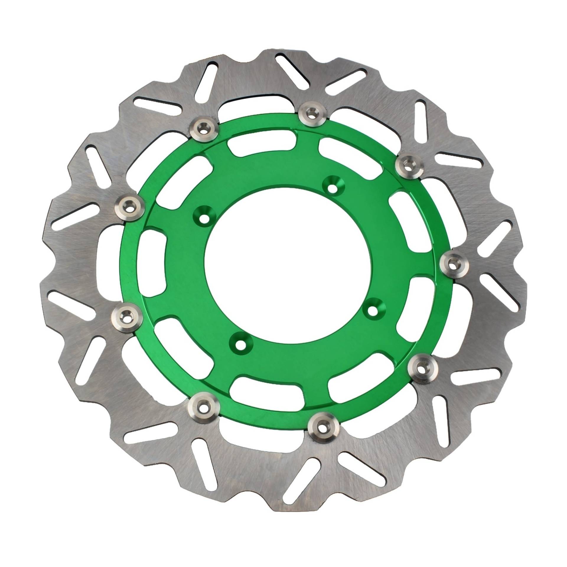 Motorrad Bremsscheibe Motorrad 320mm Vorne Bremsscheibe Rotor Motocross Für Kaw&asaki KX125 250 KX250F KX450F KLX450R 2006 2007-2021 Motocross von MEndip