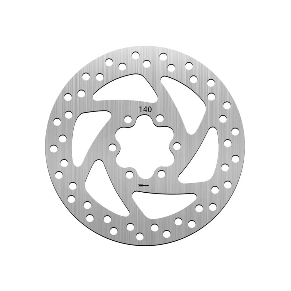 Motorrad Bremsscheibe Rotorscheibenbremse 6 Löcher Für INOKIM OX OXO Scooter 140 Mm Scheibenbremsgerät Zubehör Motorrad-Rotorbremsscheibe von MEndip