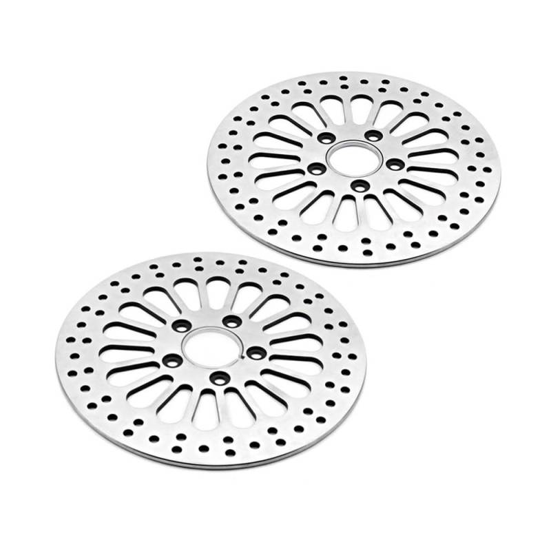 Motorrad Bremsscheibe Vorne Hinten Bremsscheibe Rotor Set Für Ha&rley Für Touring Für SOFTAIL Für Sportster Für DYNA Modelle 1984-2013 Motorrad Zubehör von MEndip