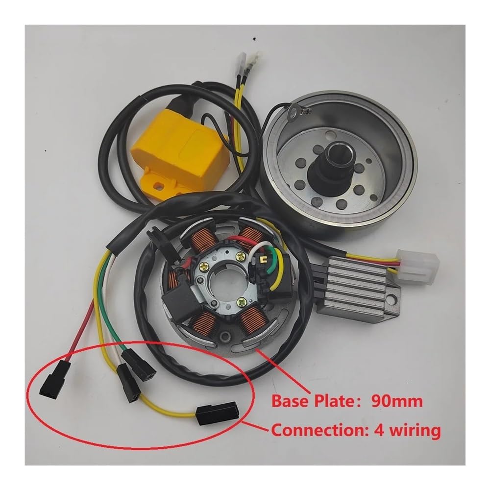 Motorrad-Generator-Statorspule Für 12V Schwungrad Rotator CDI Einheit Gleichrichter Stator Spulen Zündung Set Für Minarelli AM6 Für Derbi Senda von MEndip